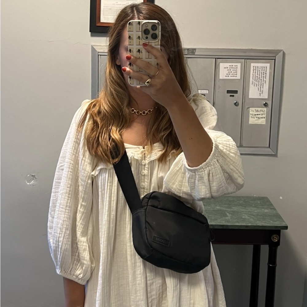 Apiece Apart New York Long Sleeve Dress White/Ivory, Size 2